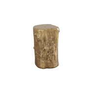 Phillips Collection Log Stool, Gold Leaf, SM