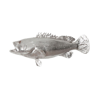 Phillips Collection Estuary Cod Fish, Silver Leaf