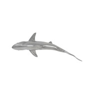 Phillips Collection Whaler Shark, Polished Aluminum