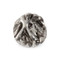 Phillips Collection Cast Root Wall Tile, Resin, Silver Leaf, Round