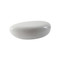 Phillips Collection River Stone Coffee Table, Gel Coat White, SM