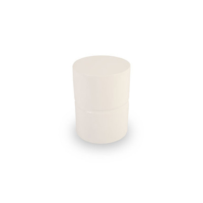 Phillips Collection Stacked Stool, Gel Coat White