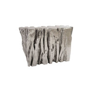 Phillips Collection Freeform Console Table, Silver Leaf