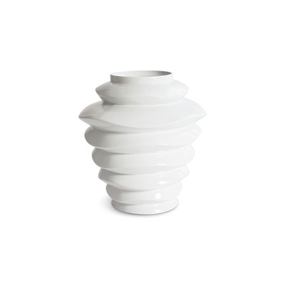 Phillips Collection Spiral Planter, Tall White