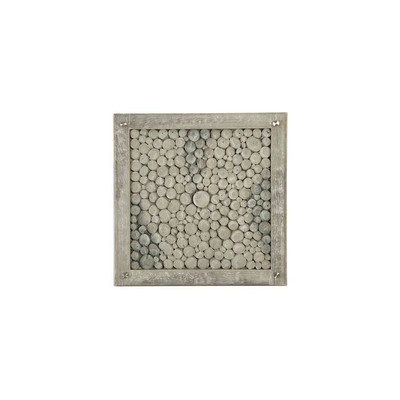 Phillips Collection Driftwood Wall Tile, Wood, Glass, Scaff Finish