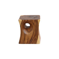 Phillips Collection Peek a Boo Side Table, Chamcha Wood, Natural