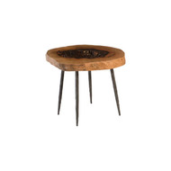 Phillips Collection Side Table, Forged Legs
