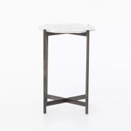 Four Hands Adair Side Table - Hammered Grey