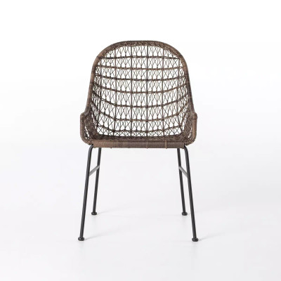 Four Hands Bandera Outdoor Woven Dining Chair - Distressed Grey