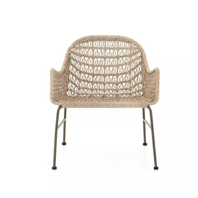 Four Hands Bandera Outdoor Woven Club Chair - Vintage White