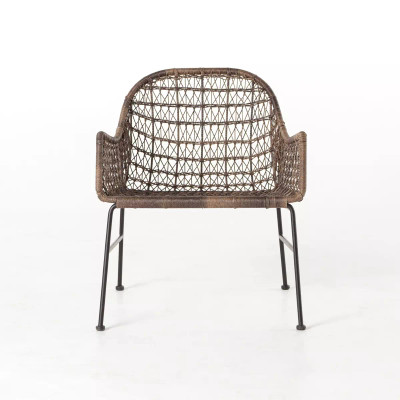 Four Hands Bandera Outdoor Woven Club Chair - Distressed Grey