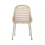 Four Hands Bandera Outdoor Woven Dining Chair - Vintage White