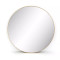 Four Hands Bellvue Round Mirror - Large - Polished Brass