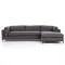 Four Hands Grammercy 2 - Piece Chaise Sectional - Right Chaise - Bennett Charcoal