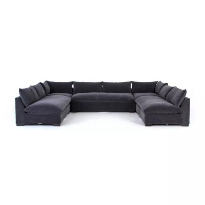 Four Hands Grant 5 - Piece Sectional - Henry Charcoal