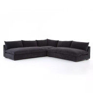 Four Hands Grant 3 - Piece Sectional - Henry Charcoal