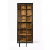 Four Hands Ivy Bookcase With Ladder - Matte Black