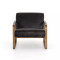 Four Hands Jules Chair - Rialto Ebony