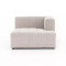 Four Hands BYO: Langham Channeled Sectional - Right Chaise - Napa Sandstone