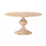 Four Hands Magnolia Round Dining Table - 60" - Whitewash