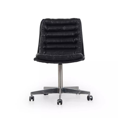 Four Hands Malibu Desk Chair - Rider Black