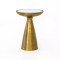 Four Hands Marlow Mod Pedestal Table - Brushed Brass