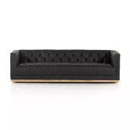 Four Hands Maxx Sofa - Destroyed Black - 95"