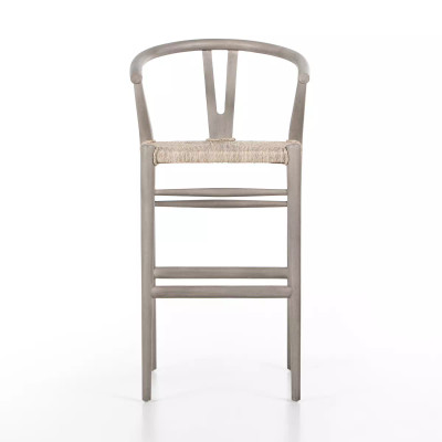 Four Hands Muestra Bar Stool - Weathered Grey