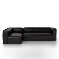 Four Hands Nolita Sectional - 2 - Piece Right Chaise Facing - Rider Black