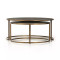 Four Hands Shagreen Nesting Coffee Table - Grey