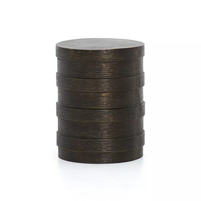 Four Hands Trello Drum End Table
