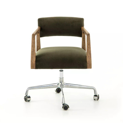 Four Hands Tyler Desk Chair - Velvet Loden