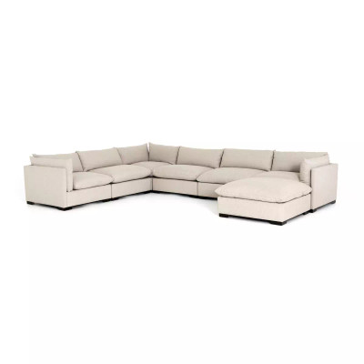 Four Hands Westwood 6 - Piece Sectional With Ottoman - Bennett Moon