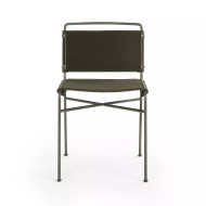 Four Hands Wharton Dining Chair - Modern Velvet Loden