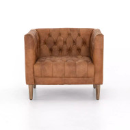 Four Hands Williams Leather Chair - Natural Washed Camel