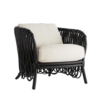 Strata Lounge Chair - Black/White