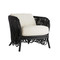 Strata Lounge Chair - Black/White