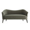 Duprey Settee Sharkskin Velvet Grey Ash