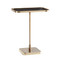 Kaela Rectangle Accent Table - Vintage Brass/Polished Brass