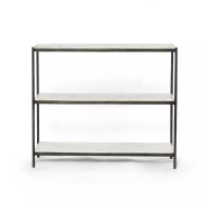 Four Hands Felix Small Console Table - Hammered Grey