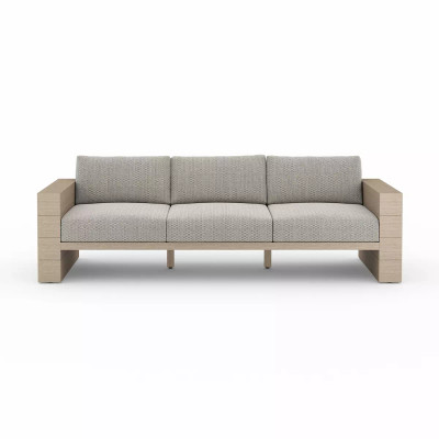 Four Hands Leroy Outdoor Sofa, Washed Brown - Faye Ash