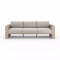 Four Hands Leroy Outdoor Sofa, Washed Brown - Stone Grey
