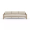 Four Hands Monterey Outdoor Sofa, Washed Brown - 106" - Faye Sand