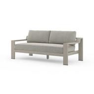 Four Hands Monterey Outdoor Sofa, Weathered Grey - Faye Ash - Weathered Grey