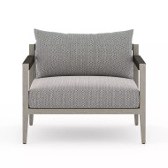 Four Hands Sherwood Outdoor Chair, Weathered Grey - Faye Ash