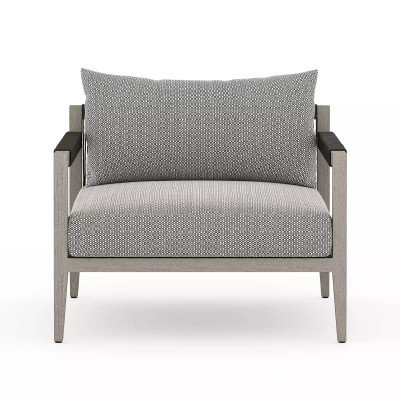 Four Hands Sherwood Outdoor Chair, Weathered Grey - Faye Ash