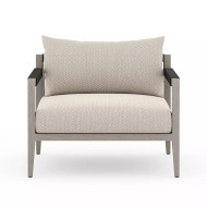 Four Hands Sherwood Outdoor Chair, Weathered Grey - Faye Sand