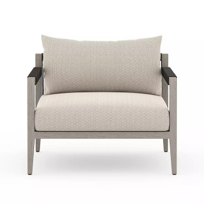 Four Hands Sherwood Outdoor Chair, Weathered Grey - Faye Sand