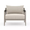 Four Hands Sherwood Outdoor Chair, Weathered Grey - Faye Sand