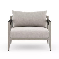 Four Hands Sherwood Outdoor Chair, Weathered Grey - Stone Grey